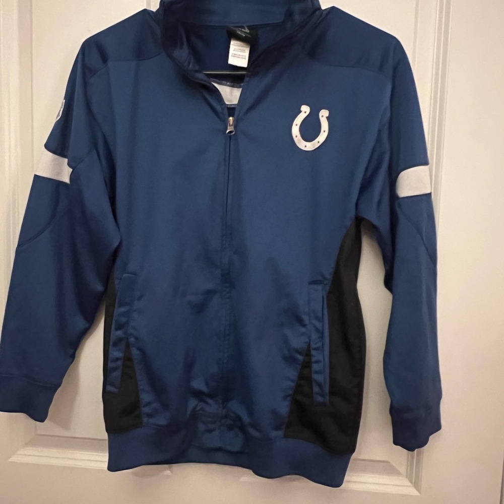 NFL Indianapolis Colts youth full zip jacket size medium 10-12